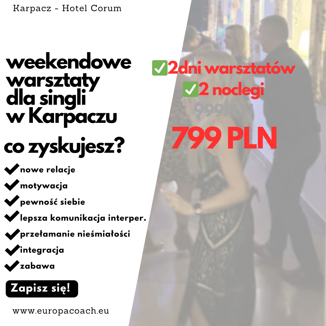 Weekendowe warsztaty dla singli w Karpaczu